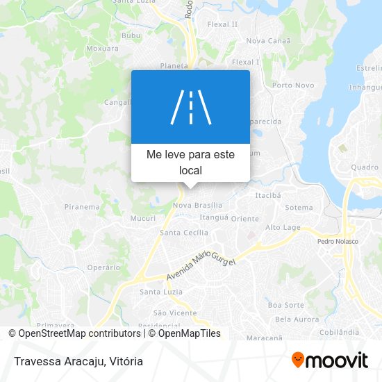 Travessa Aracaju mapa