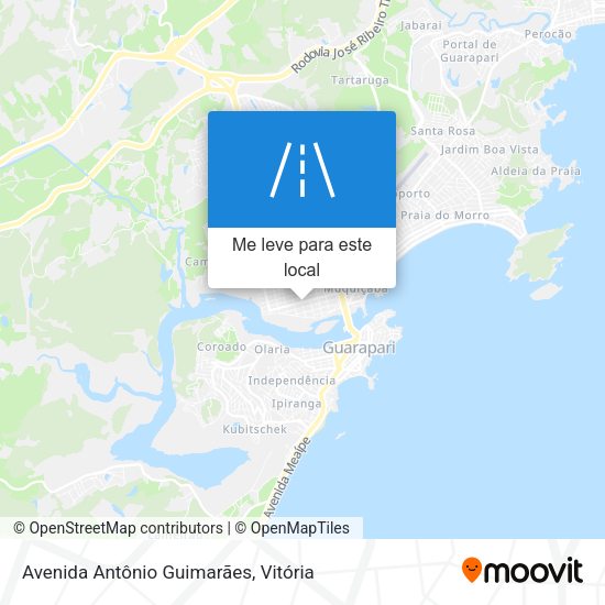 Avenida Antônio Guimarães mapa