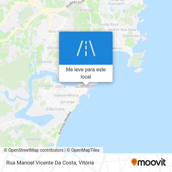 Rua Manoel Vicente Da Costa mapa