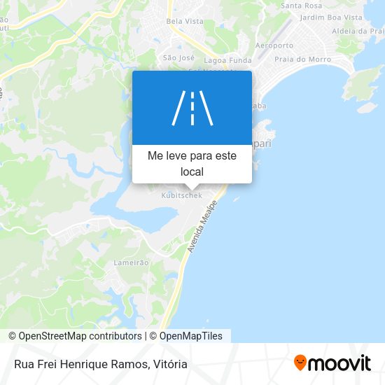 Rua Frei Henrique Ramos mapa