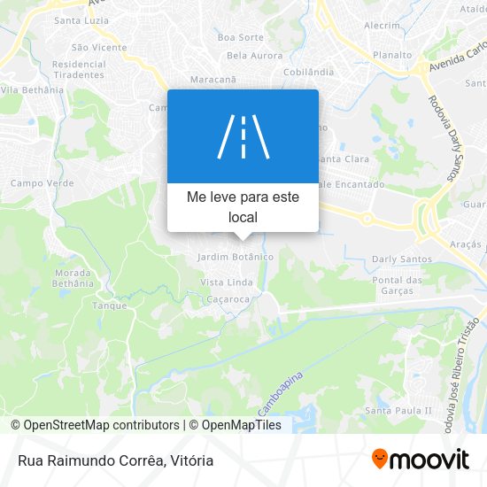 Rua Raimundo Corrêa mapa