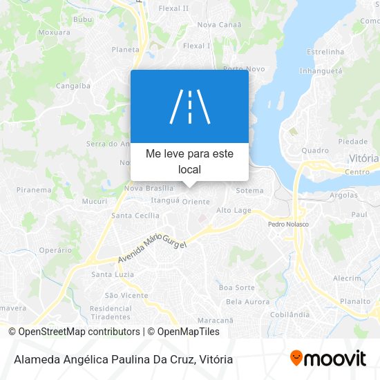 Alameda Angélica Paulina Da Cruz mapa