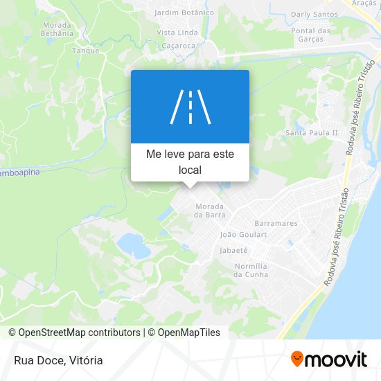 Rua Doce mapa