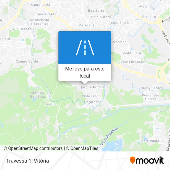 Travessa 1 mapa