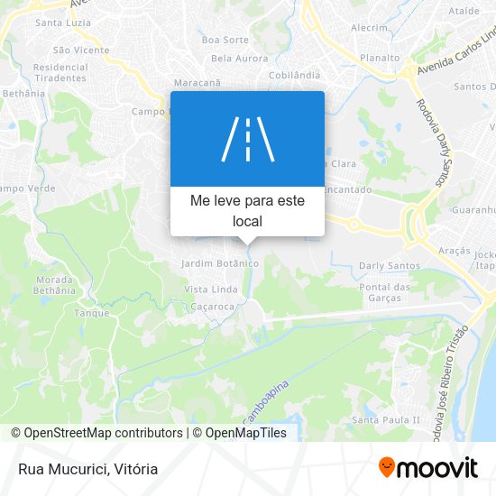 Rua Mucurici mapa