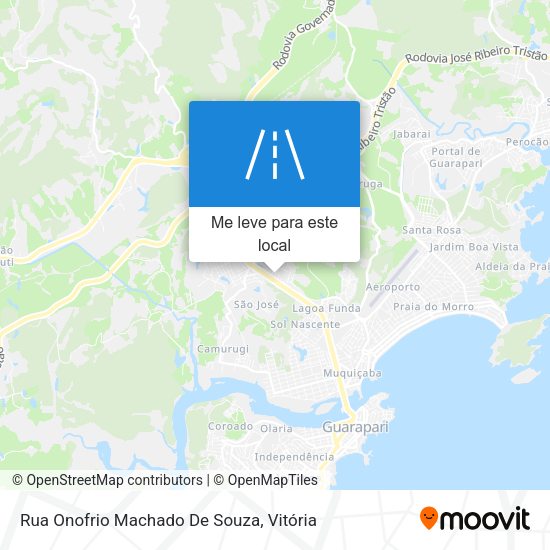Rua Onofrio Machado De Souza mapa
