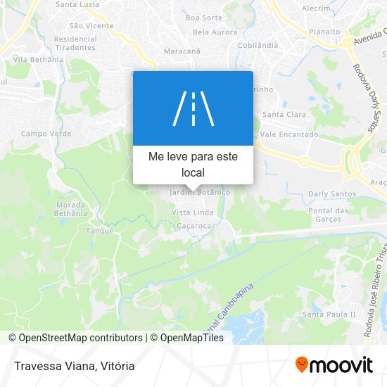 Travessa Viana mapa