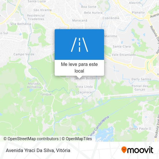 Avenida Yraci Da Silva mapa