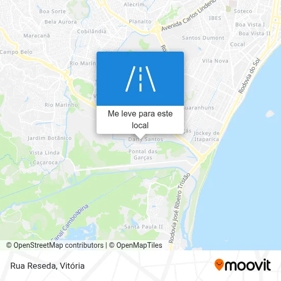 Rua Reseda mapa