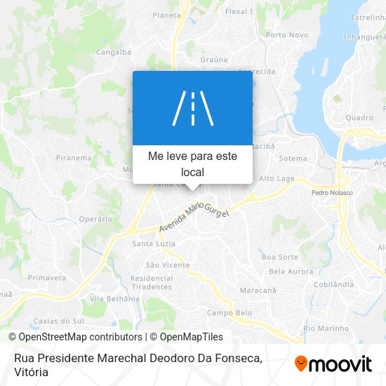 Rua Presidente Marechal Deodoro Da Fonseca mapa