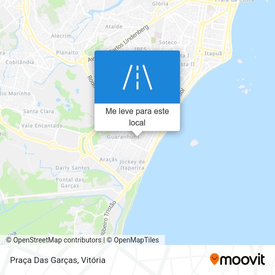 Praça Das Garças mapa