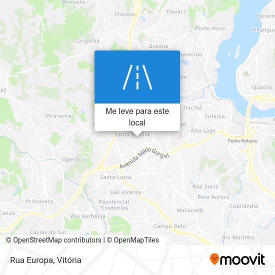 Rua Europa mapa