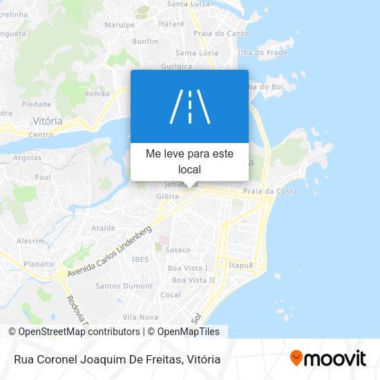 Rua Coronel Joaquim De Freitas mapa