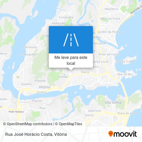 Rua José Horácio Costa mapa