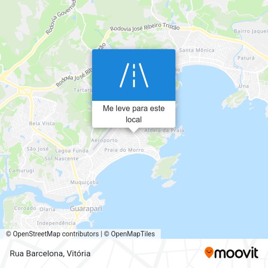 Rua Barcelona mapa