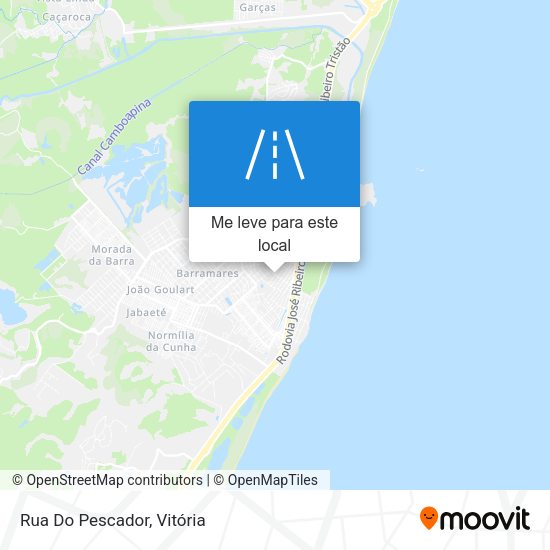Rua Do Pescador mapa
