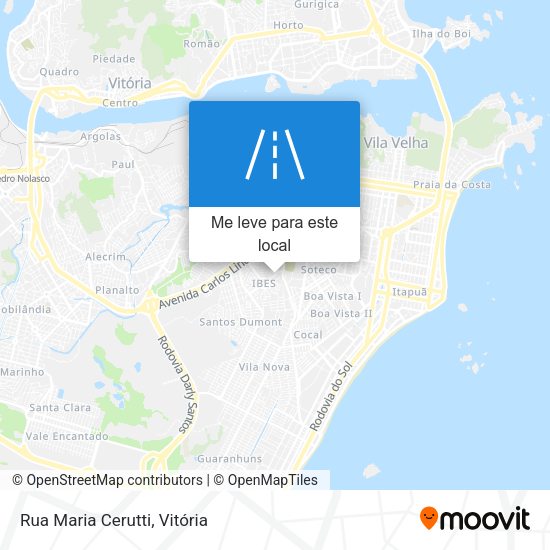 Rua Maria Cerutti mapa