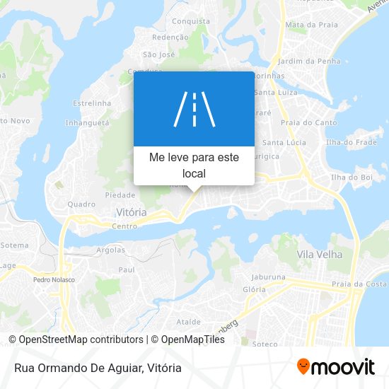 Rua Ormando De Aguiar mapa