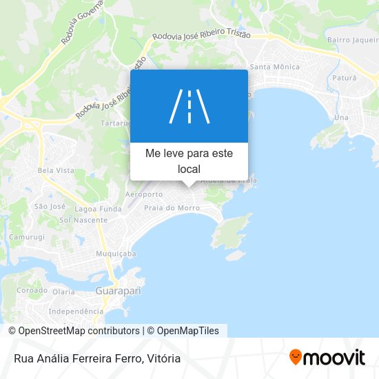 Rua Anália Ferreira Ferro mapa