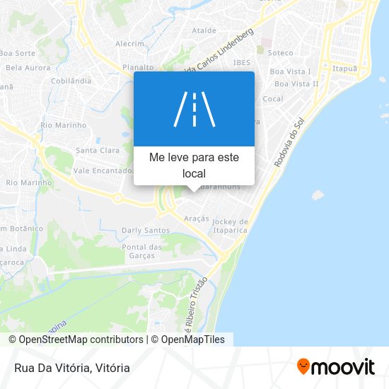 Rua Da Vitória mapa