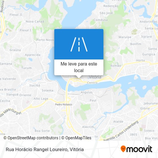 Rua Horácio Rangel Loureiro mapa