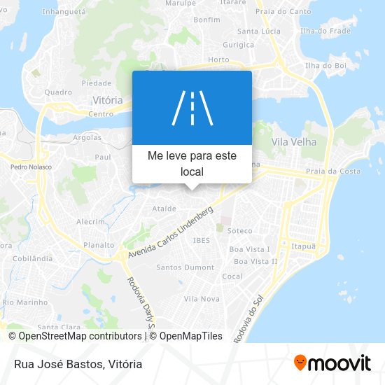 Rua José Bastos mapa