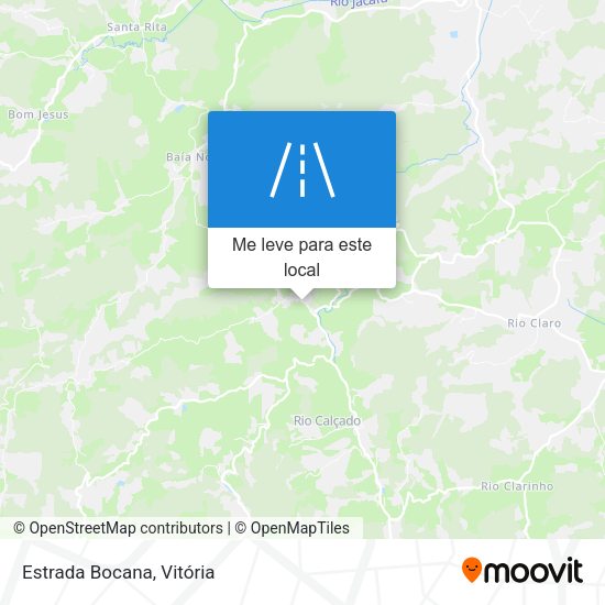 Estrada Bocana mapa