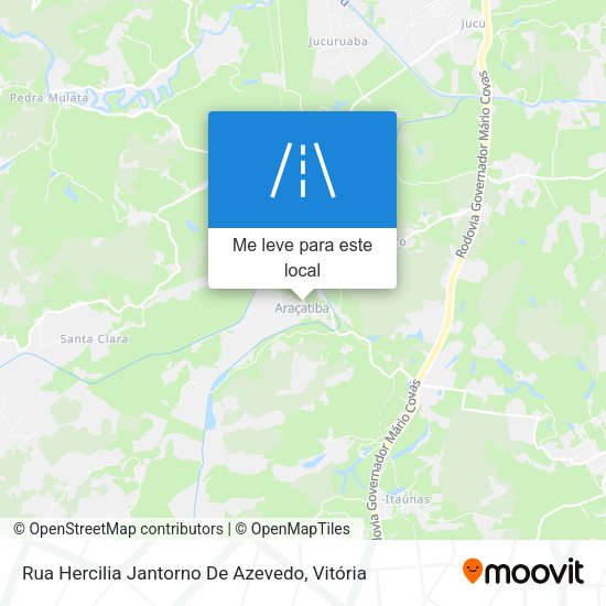 Rua Hercilia Jantorno De Azevedo mapa