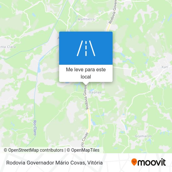 Rodovia Governador Mário Covas mapa