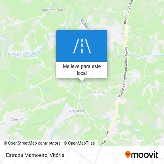 Estrada Mamoeiro mapa