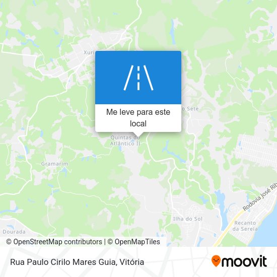 Rua Paulo Cirilo Mares Guia mapa