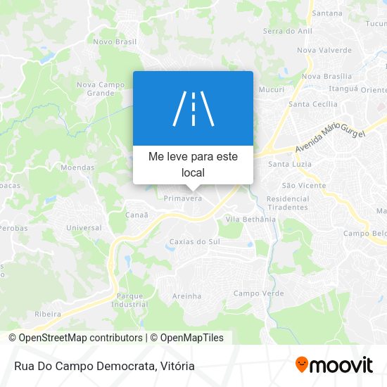 Rua Do Campo Democrata mapa