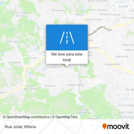 Rua José mapa