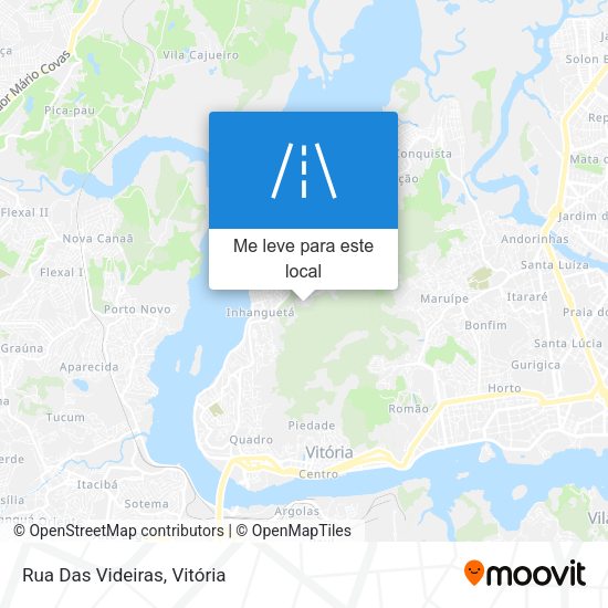 Rua Das Videiras mapa