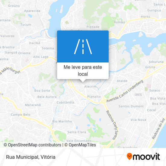 Rua Municipal mapa
