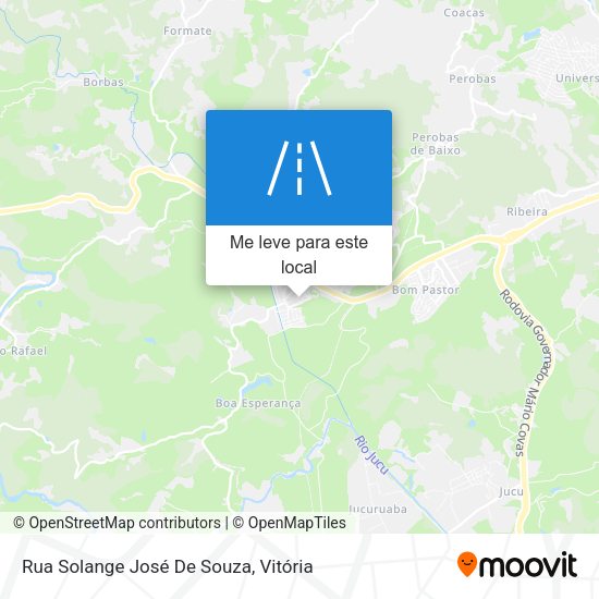 Rua Solange José De Souza mapa