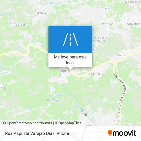 Rua Aspúzia Varejão Dias mapa