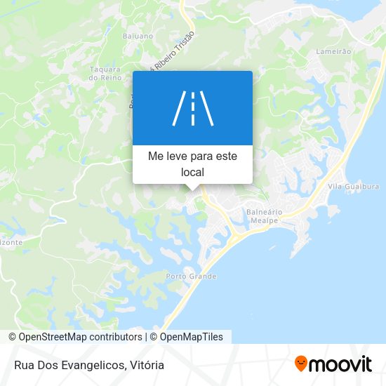 Rua Dos Evangelicos mapa