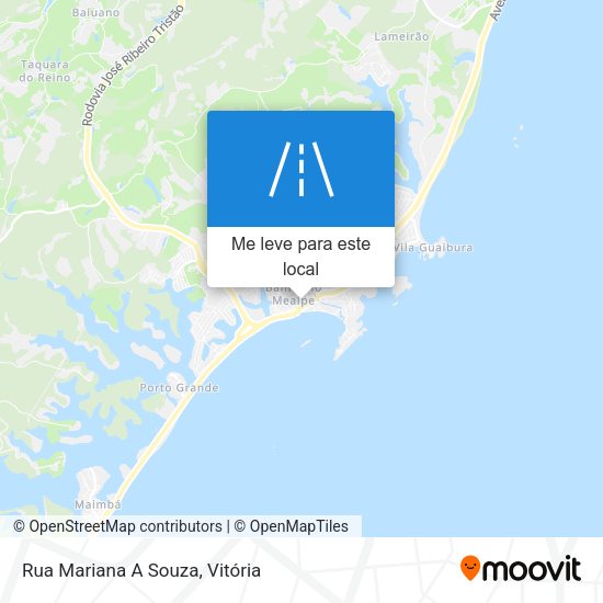 Rua Mariana A Souza mapa