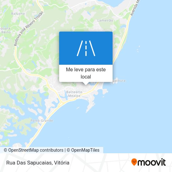 Rua Das Sapucaias mapa