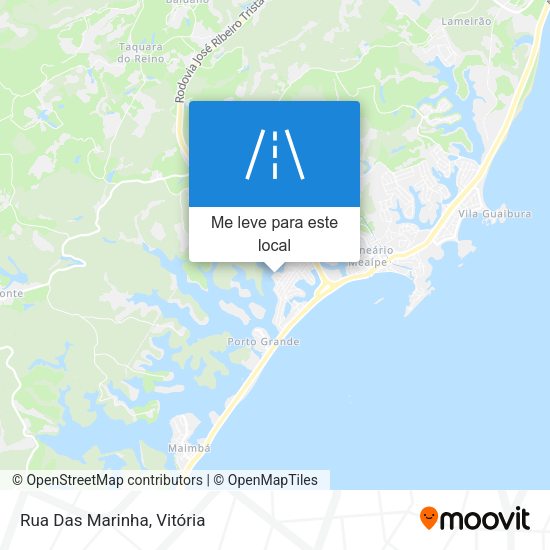 Rua Das Marinha mapa