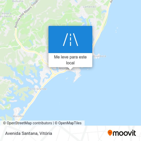 Avenida Santana mapa