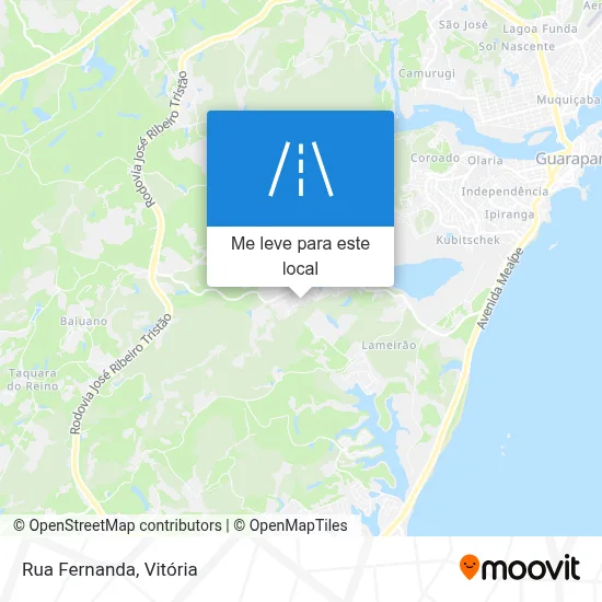 Rua Fernanda mapa