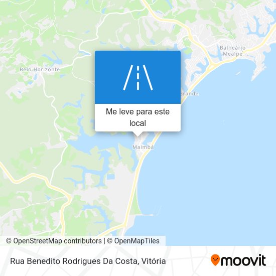 Rua Benedito Rodrigues Da Costa mapa