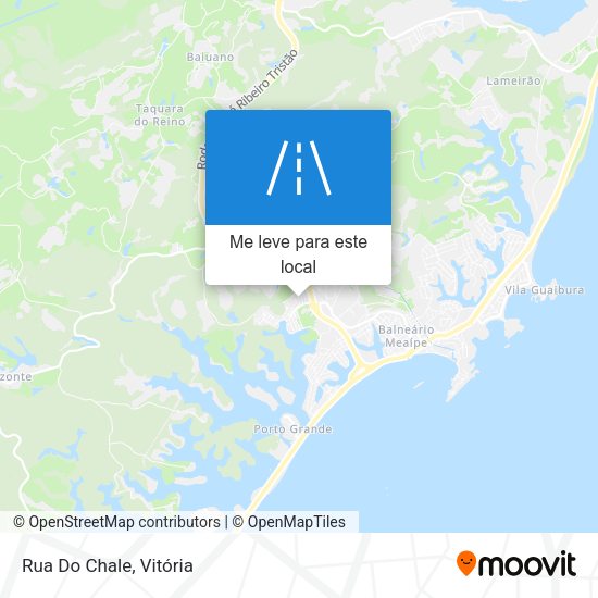 Rua Do Chale mapa