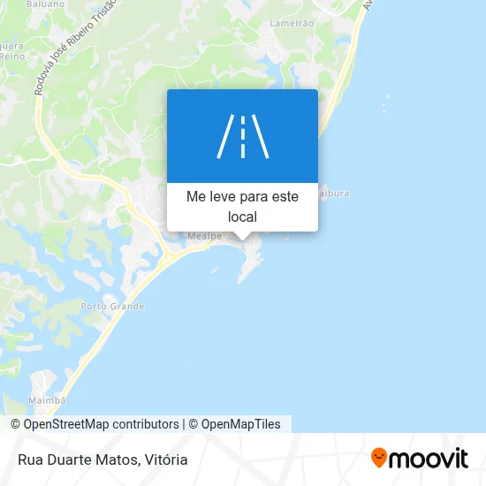 Rua Duarte Matos mapa
