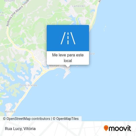 Rua Lucy mapa