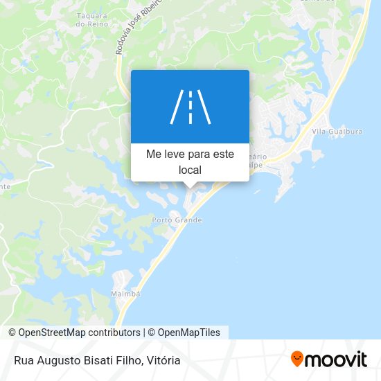 Rua Augusto Bisati Filho mapa