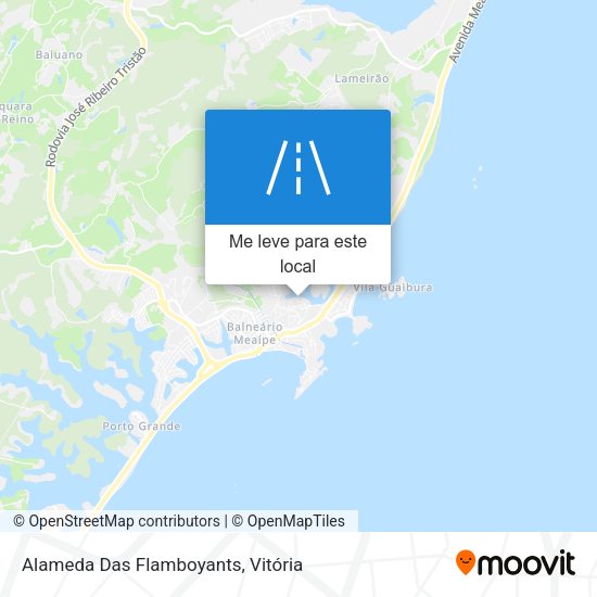 Alameda Das Flamboyants mapa