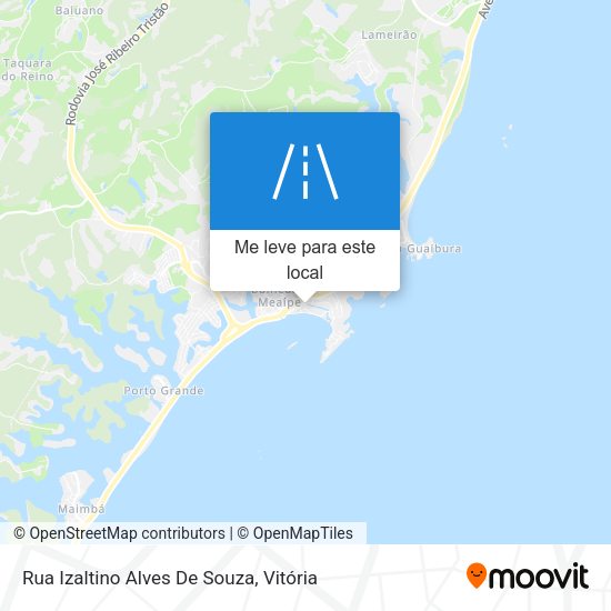 Rua Izaltino Alves De Souza mapa